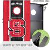YouTheFan NCAA 2′ x 3′ Portable Cornhole Game with Logo Bags(NC State Wolfpack)