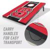 YouTheFan NCAA 2′ x 3′ Portable Cornhole Game with Logo Bags(NC State Wolfpack)