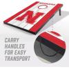 YouTheFan NCAA 2′ x 3′ Portable Cornhole Game with Logo Bags(Nebraska Cornhuskers)
