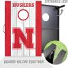YouTheFan NCAA 2′ x 3′ Portable Cornhole Game with Logo Bags(Nebraska Cornhuskers)