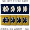 YouTheFan NCAA 2′ x 3′ Portable Cornhole Game with Logo Bags(Notre Dame Fighting Irish)