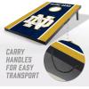YouTheFan NCAA 2′ x 3′ Portable Cornhole Game with Logo Bags(Notre Dame Fighting Irish)