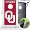 YouTheFan NCAA 2′ x 3′ Portable Cornhole Game with Logo Bags(Oklahoma Sooners)