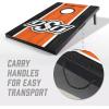 YouTheFan NCAA 2′ x 3′ Portable Cornhole Game with Logo Bags(Oklahoma State Cowboys)