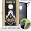 YouTheFan NCAA 2′ x 3′ Portable Cornhole Game with Logo Bags(Purdue Boilermakers)