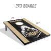 YouTheFan NCAA 2′ x 3′ Portable Cornhole Game with Logo Bags(Purdue Boilermakers)