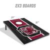 YouTheFan NCAA 2′ x 3′ Portable Cornhole Game with Logo Bags(South Carolina Gamecocks)
