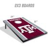 YouTheFan NCAA 2′ x 3′ Portable Cornhole Game with Logo Bags(Texas A&M Aggies)