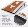 YouTheFan NCAA 2′ x 3′ Portable Cornhole Game with Logo Bags(Texas Longhorns)