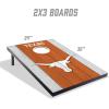 YouTheFan NCAA 2′ x 3′ Portable Cornhole Game with Logo Bags(Texas Longhorns)