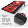 YouTheFan NCAA 2′ x 3′ Portable Cornhole Game with Logo Bags(Texas Tech Red Raiders)
