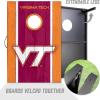 YouTheFan NCAA 2′ x 3′ Portable Cornhole Game with Logo Bags(Virginia Tech Hokies)