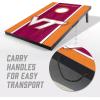 YouTheFan NCAA 2′ x 3′ Portable Cornhole Game with Logo Bags(Virginia Tech Hokies)