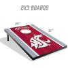 YouTheFan NCAA 2′ x 3′ Portable Cornhole Game with Logo Bags(Washington State Cougars)
