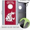 YouTheFan NCAA 2′ x 3′ Portable Cornhole Game with Logo Bags(Washington State Cougars)