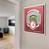YouTheFan Officially-licensed NCAA Stadium Series 3D Wall Art – multi-layer team stadium replica, detailed sports fan gift, indoor decor(Alabama Crimson Tide)
