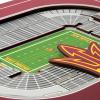 YouTheFan Officially-licensed NCAA Stadium Series 3D Wall Art – multi-layer team stadium replica, detailed sports fan gift, indoor decor(Arizona State Sun Devils)