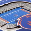 YouTheFan Officially-licensed NCAA Stadium Series 3D Wall Art – multi-layer team stadium replica, detailed sports fan gift, indoor decor(Boise State Broncos)