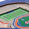 YouTheFan Officially-licensed NCAA Stadium Series 3D Wall Art – multi-layer team stadium replica, detailed sports fan gift, indoor decor(Florida Gators)