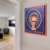 YouTheFan Officially-licensed NCAA Stadium Series 3D Wall Art – multi-layer team stadium replica, detailed sports fan gift, indoor decor(Illinois Fighting Illini)
