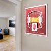YouTheFan Officially-licensed NCAA Stadium Series 3D Wall Art – multi-layer team stadium replica, detailed sports fan gift, indoor decor(Indiana Hoosiers)
