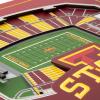 YouTheFan Officially-licensed NCAA Stadium Series 3D Wall Art – multi-layer team stadium replica, detailed sports fan gift, indoor decor(Iowa State Cyclones)