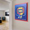YouTheFan Officially-licensed NCAA Stadium Series 3D Wall Art – multi-layer team stadium replica, detailed sports fan gift, indoor decor(Kansas Jayhawks)