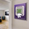 YouTheFan Officially-licensed NCAA Stadium Series 3D Wall Art – multi-layer team stadium replica, detailed sports fan gift, indoor decor(Kansas State Wildcats)