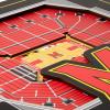 YouTheFan Officially-licensed NCAA Stadium Series 3D Wall Art – multi-layer team stadium replica, detailed sports fan gift, indoor decor(Maryland Terrapins)