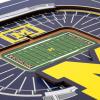 YouTheFan Officially-licensed NCAA Stadium Series 3D Wall Art – multi-layer team stadium replica, detailed sports fan gift, indoor decor(Michigan Wolverines)
