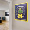 YouTheFan Officially-licensed NCAA Stadium Series 3D Wall Art – multi-layer team stadium replica, detailed sports fan gift, indoor decor(Michigan Wolverines)
