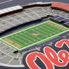 YouTheFan Officially-licensed NCAA Stadium Series 3D Wall Art – multi-layer team stadium replica, detailed sports fan gift, indoor decor(Mississippi Rebels)
