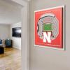 YouTheFan Officially-licensed NCAA Stadium Series 3D Wall Art – multi-layer team stadium replica, detailed sports fan gift, indoor decor(Nebraska Cornhuskers)