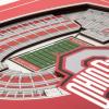 YouTheFan Officially-licensed NCAA Stadium Series 3D Wall Art – multi-layer team stadium replica, detailed sports fan gift, indoor decor(Ohio State Buckeyes)