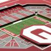 YouTheFan Officially-licensed NCAA Stadium Series 3D Wall Art – multi-layer team stadium replica, detailed sports fan gift, indoor decor(Oklahoma Sooners)
