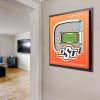 YouTheFan Officially-licensed NCAA Stadium Series 3D Wall Art – multi-layer team stadium replica, detailed sports fan gift, indoor decor(Oklahoma State Cowboys)