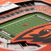 YouTheFan Officially-licensed NCAA Stadium Series 3D Wall Art – multi-layer team stadium replica, detailed sports fan gift, indoor decor(Oregon State Beavers)