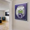 YouTheFan Officially-licensed NCAA Stadium Series 3D Wall Art – multi-layer team stadium replica, detailed sports fan gift, indoor decor(Penn State Nittany Lions)