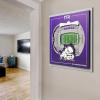 YouTheFan Officially-licensed NCAA Stadium Series 3D Wall Art – multi-layer team stadium replica, detailed sports fan gift, indoor decor(TCU Horned Frogs)