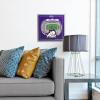 YouTheFan Officially-licensed NCAA Stadium Series 3D Wall Art – multi-layer team stadium replica, detailed sports fan gift, indoor decor(TCU Horned Frogs)
