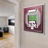 YouTheFan Officially-licensed NCAA Stadium Series 3D Wall Art – multi-layer team stadium replica, detailed sports fan gift, indoor decor(Texas A&M Aggies)