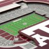 YouTheFan Officially-licensed NCAA Stadium Series 3D Wall Art – multi-layer team stadium replica, detailed sports fan gift, indoor decor(Texas A&M Aggies)