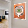 YouTheFan Officially-licensed NCAA Stadium Series 3D Wall Art – multi-layer team stadium replica, detailed sports fan gift, indoor decor(Texas Longhorns)