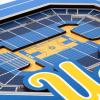 YouTheFan Officially-licensed NCAA Stadium Series 3D Wall Art – multi-layer team stadium replica, detailed sports fan gift, indoor decor(UCLA Bruins)
