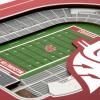 YouTheFan Officially-licensed NCAA Stadium Series 3D Wall Art – multi-layer team stadium replica, detailed sports fan gift, indoor decor(Washington State Cougars)