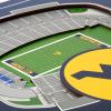 YouTheFan Officially-licensed NCAA Stadium Series 3D Wall Art – multi-layer team stadium replica, detailed sports fan gift, indoor decor(West Virginia Mountaineers)
