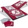 YouTheFan NCAA 2′ x 3′ Portable Cornhole Game with Logo Bags(Alabama Crimson Tide)