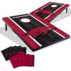 YouTheFan NCAA 2′ x 3′ Portable Cornhole Game with Logo Bags(Arkansas Razorbacks)