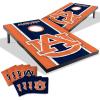 YouTheFan NCAA 2′ x 3′ Portable Cornhole Game with Logo Bags(Auburn Tigers)