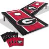 YouTheFan NCAA 2′ x 3′ Portable Cornhole Game with Logo Bags(Georgia Bulldogs)